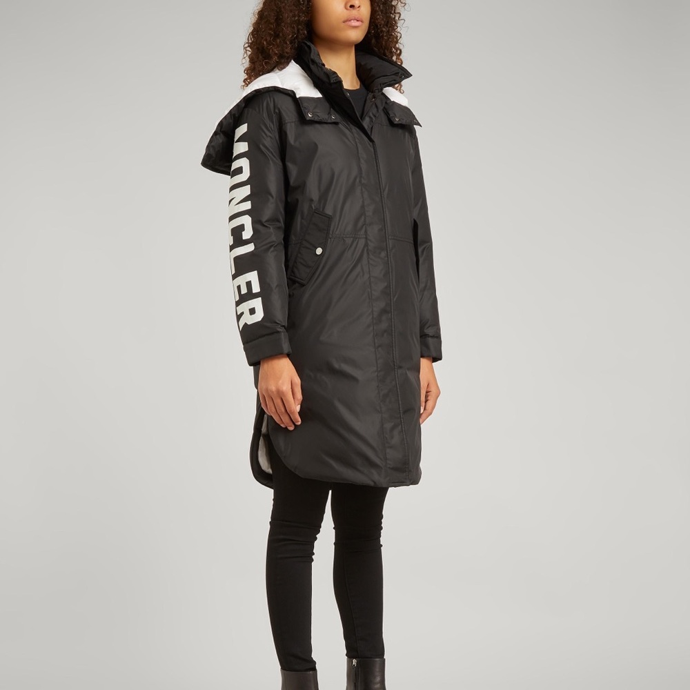 Moncler Hugon Logo Down Jacket